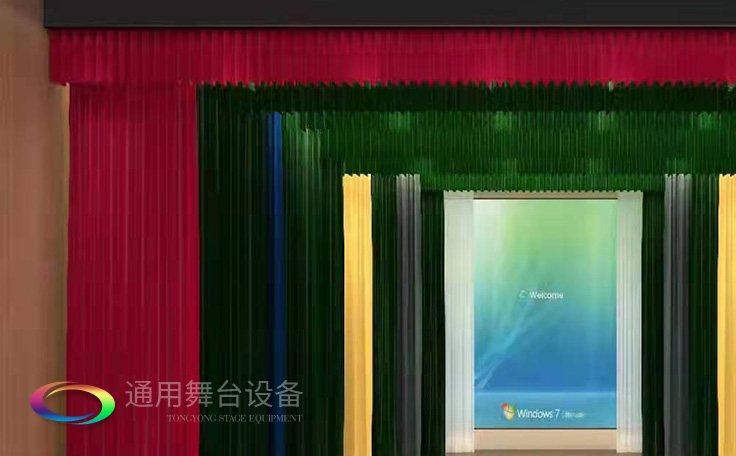 舞臺(tái)幕布、帷幕、幕布簾定制廠家
